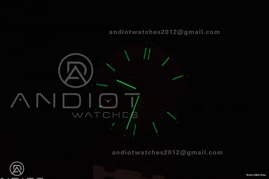 SS Best Oak 445 Edition Bracelet 1:1 A4302 APSF Clone SS Blue Super Lightweight 15500 Dial 41mm Textured Royal on 0116